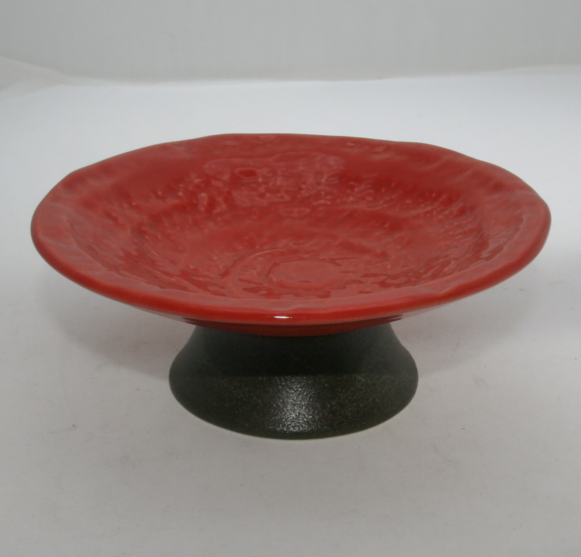 od0207-002/13.5cm 빨간 소굽볼/Φ13.5x5.3cm/일본그릇