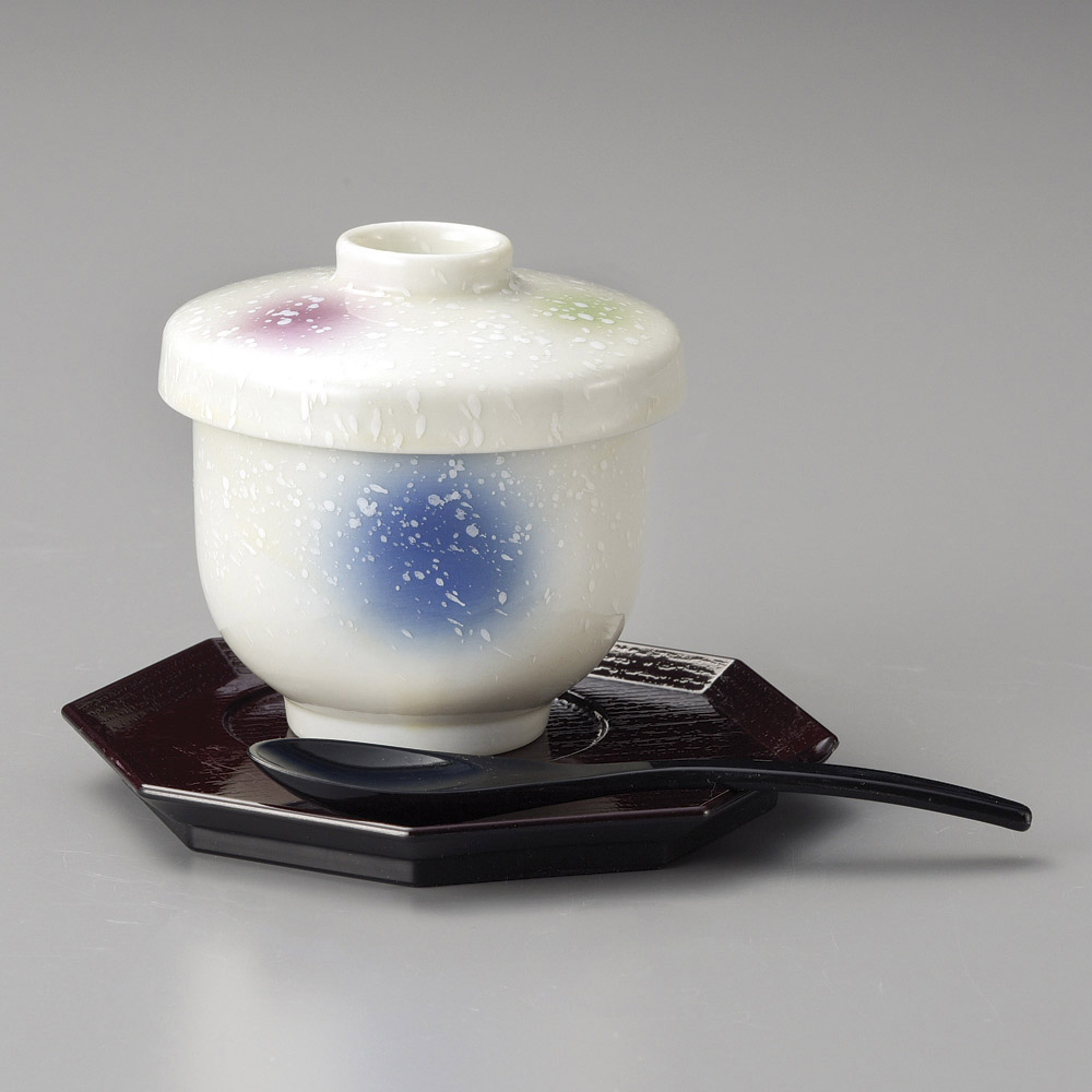 17632-138/우루미 팔각 스푼 치수접시/12×12×1.2㎝/일본그릇