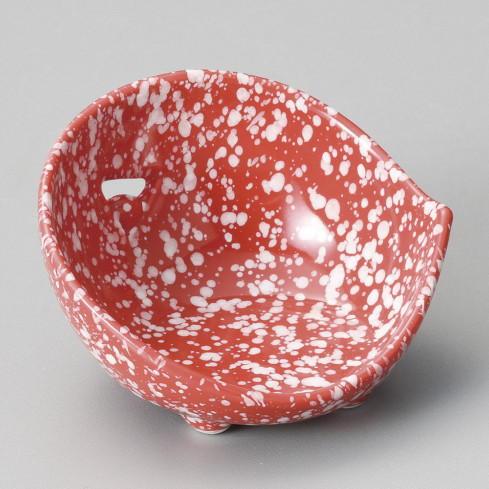 d13641-138/붉은 흰색 불어 가마쿠라 진미/7.2×7×4.2㎝/일본그릇