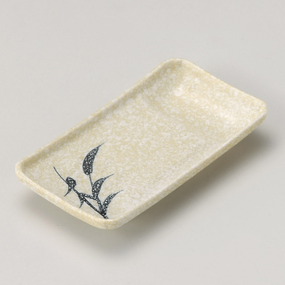 d32021-148/이시야키 사사 칸막이 접시/16×8.8×2.5㎝/일본그릇