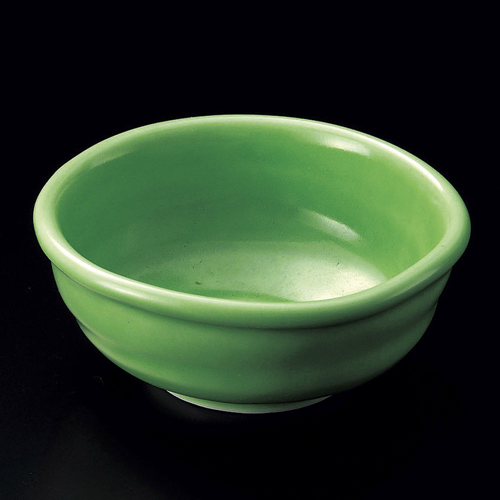 23134-578/나부리 삼수 녹색/10.5×4.5㎝/일본그릇